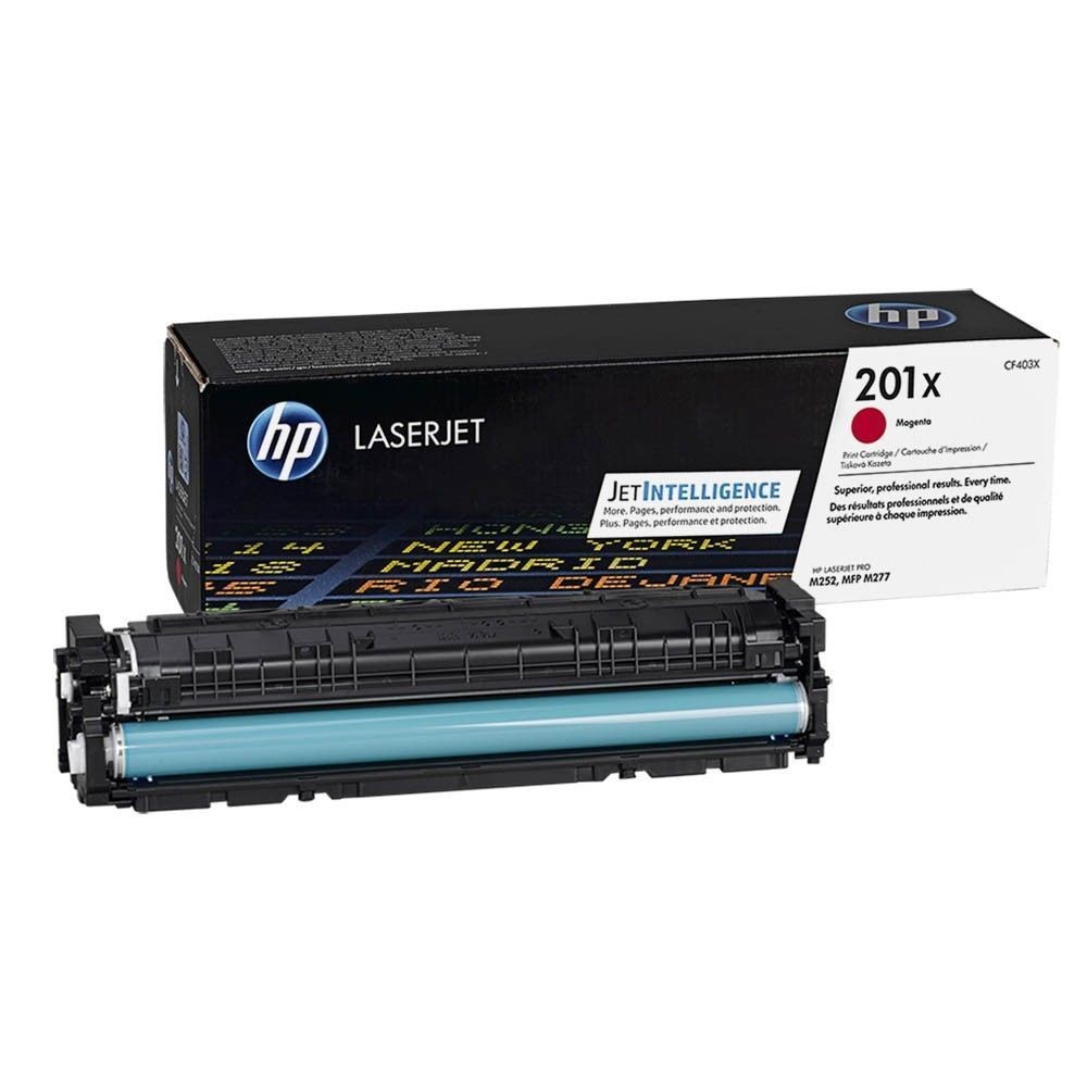 Toner HP 201X magenta grande capacité pour imprimante LaserJet