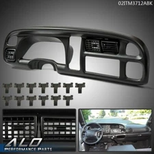 Dash Board Bezel Cover Instrument W/Vents Fit For 98-02 Dodge Ram 1500 2500 3500