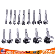 15PCS Metric 10-50mm High Carbon Steel Professional Wood Forstner Drill Bit Set