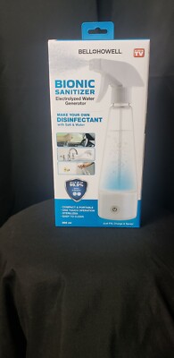 Bell And Howell Bionic Sanitizer Electrolyzed Water Generator