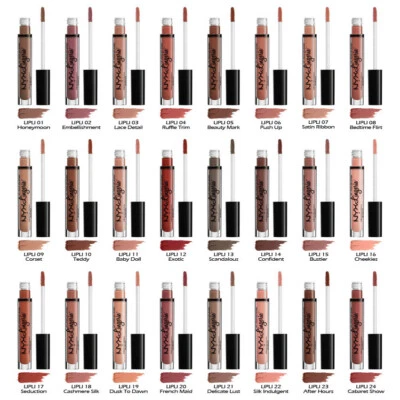 1 NYX Lèvre Lingerie Rouge à Lèvres Liquide - Mate " Choisissez Votre 1 Couleur - Photo 1/4