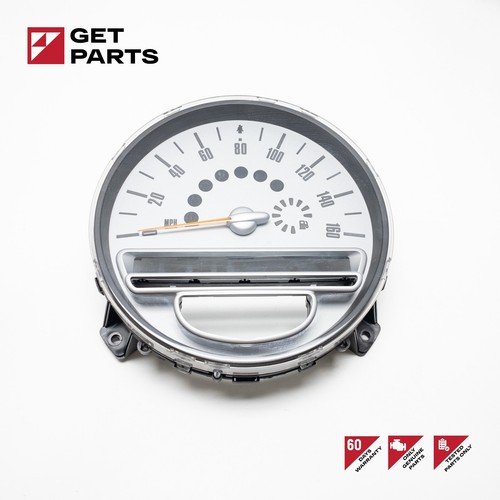 07-10 MINI COOPER S R55 R56 R57 CLUSTER SPEEDOMETER W RADIO CD PLAYER ...