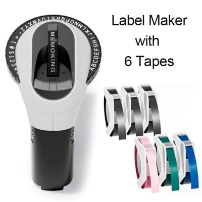 Phomemo Embossing Label Maker with 6 Label Tapes | Organizer Xpress, Pro Label