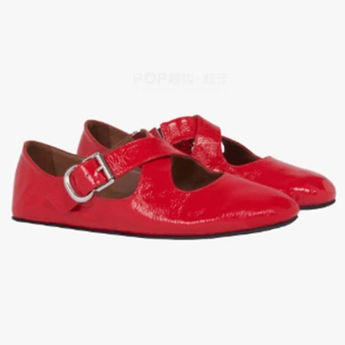 Mujeres Nuevo Elegante Terciopelo Cruzado Hebilla Correa Ballet Plano Mary Jane Zapatos Talla - Imagen 17 de 23