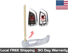 1x New Quality Replacement Key Fob Remote Uncut Insert Blade For Select BMW