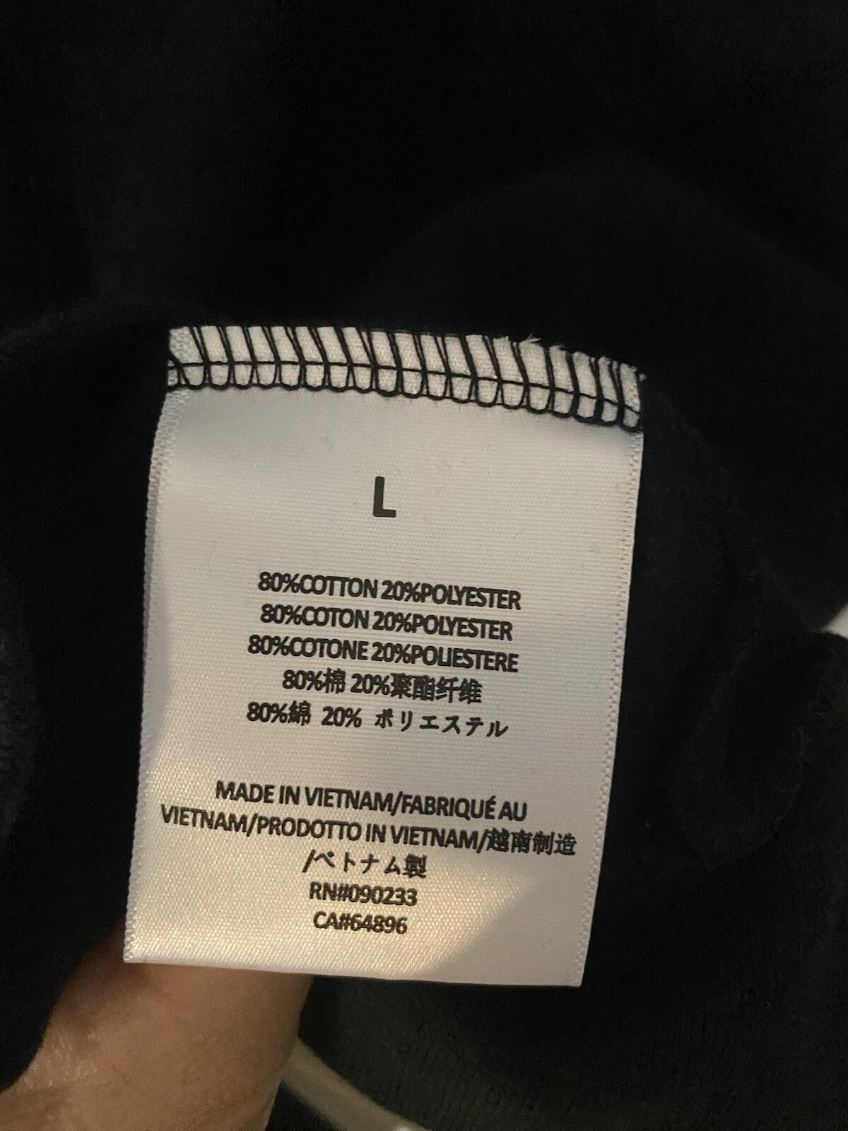 Felpa con cappuccio Fear Of God Essentials 100% autentica elasticizzata limousine taglia large con etichette