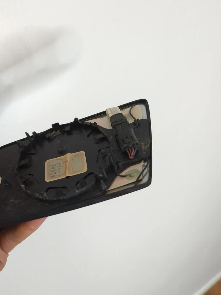 BMW 528i 530i 535i 550i 2006 2007 2008 2009 espejo derecho vidrio pasajero atenuación automática Foto 3 de 4