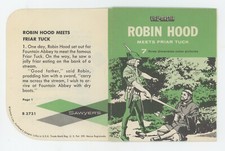 Robin Hood Meets Friar Tuck 1958 View-Master Reel B-3731 Excellent Condition
