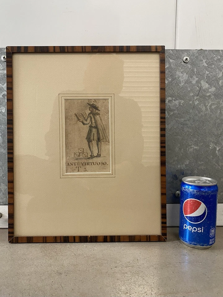 🔥 Antigua pintura retrato erudito maestro virtuoso italiano siglo XVII siglo XVII Foto 3 de 4