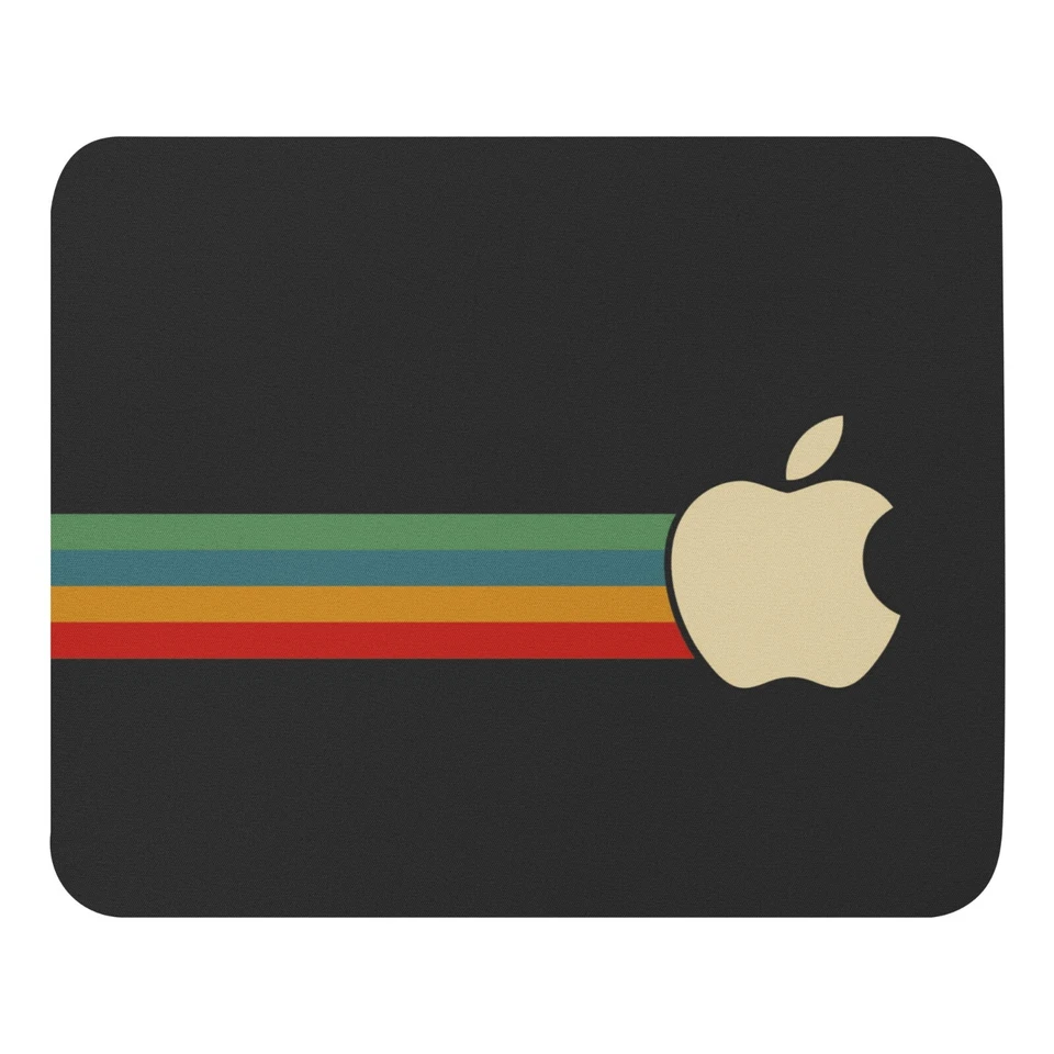 Alfombrilla de ratón Apple 9,5 x 7,75 pulgadas estilo retro aspecto iMac iPhone calidad premium Foto 3 de 3