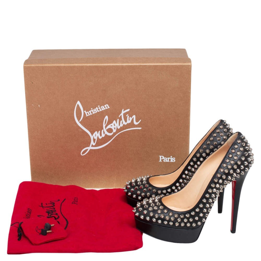 Christian Louboutin ブラック ハイヒール37 Miss Z - 60 mm Pumps - Patent calf leather - Black - Women