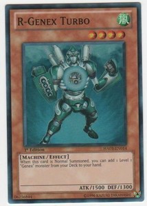 R-Genex Turbo - HA03-EN014 - Super Rare - Unlimited Edition x3 - Near Mint