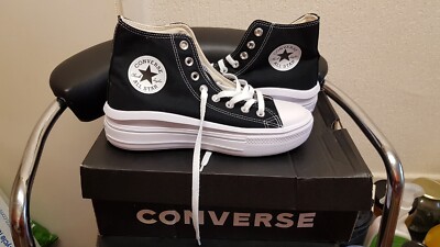 Converse Ctas Move Hi Damen Sneaker In Schwarz Größe UK 7