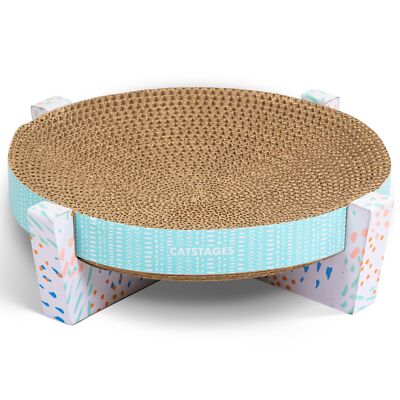 Catstages Scratch, Snuggle & Rest Corrugated Cat Scratcher With Catnip (packa...