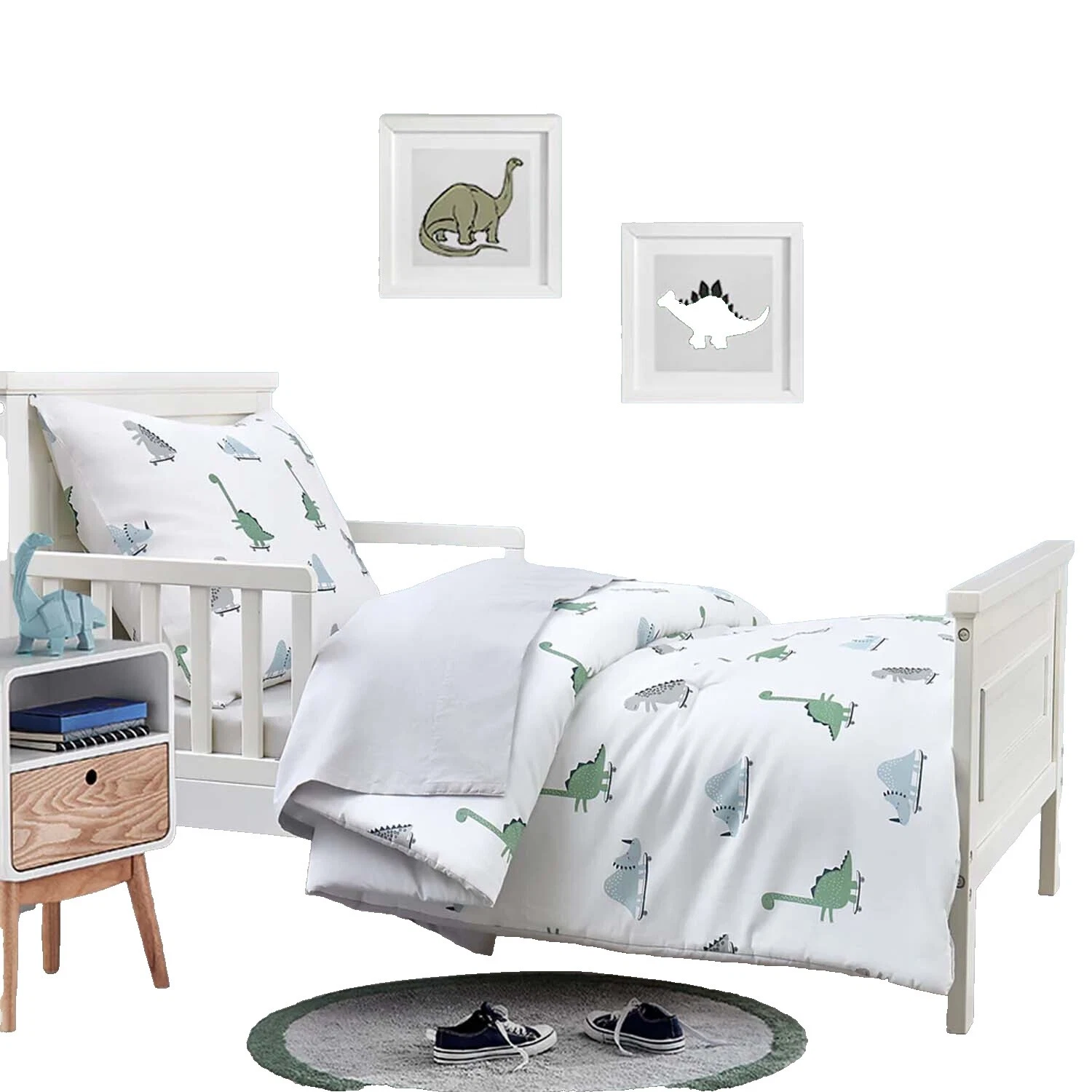 Dinosaurios Algodón Conjuntos de Ropa de cama de vivero