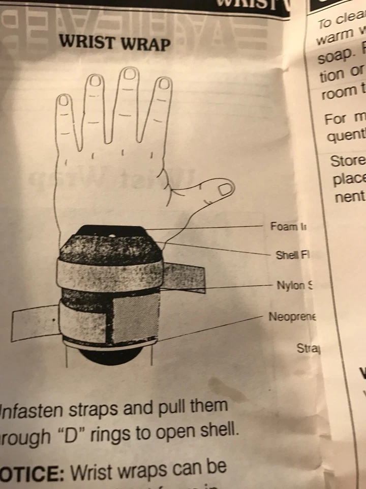 Chattanooga Achiever #1872 腕包支撑带泡沫插入件,黑色 — 第 3/4 张图片