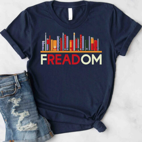 Books Freedom To Read Shirt, Read Banned Books, Teacher Librarian Gift - Picture 1 of 5