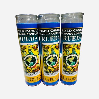  La Rueda de la Fortuna Veladora Para Cerrar Ciclos, The Wheel of Fortune candle