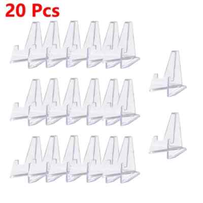 * 20 DISPLAY EASEL STANDS FOR Baseball Or Sports Card Holders CLEAR ACRYLIC