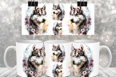 Husky/Malamute Becher SPÜLMASCHINEN- & MIKROWELLENGEEIGNET