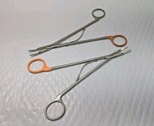Lot of 2-Weck Horizon 437081 Open Ligaclip Ligation Clip Applier 8" Large Curved
