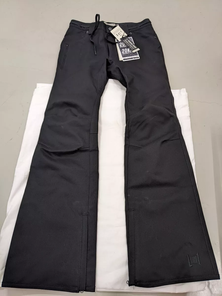 L1 Skinny Twill Snowboardhose Schwarz Gr sse S Premium Goods
