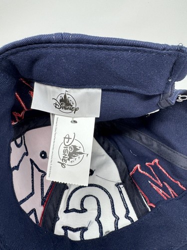 Disney MICKEY Hat Americana Baseball Cap Red Blue 1928 Patriotic Ears Park Flag - Picture 8 of 9