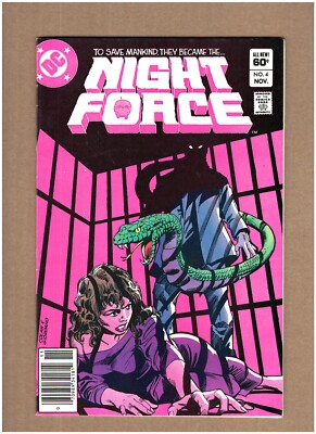 Night Force #4 Newsstand DC Comics 1982 Marv Wolfman Gene Colan VF 8.0