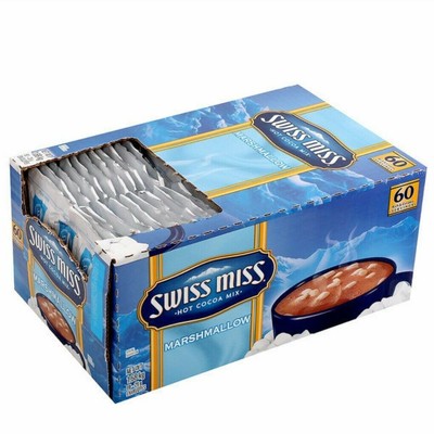 Swiss Miss Hot Cocoa Mix MARSHMALLOW 60 Sachets USA Made Rich & Creamy ...