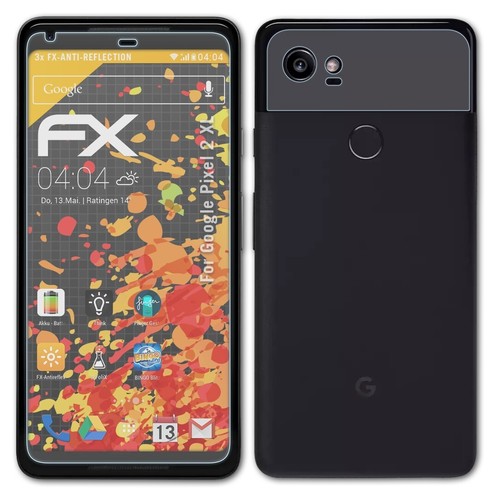 atFoliX 3x Film Protection d'écran pour Google Pixel 2 XL mat&antichoc - Photo 3 sur 9