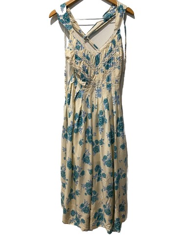 Free People Lovers Heart Floral Midi Dress Women's Size M - Picture 4 of 10