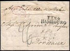 Altdeutschland Hamburg, 1830, Brief