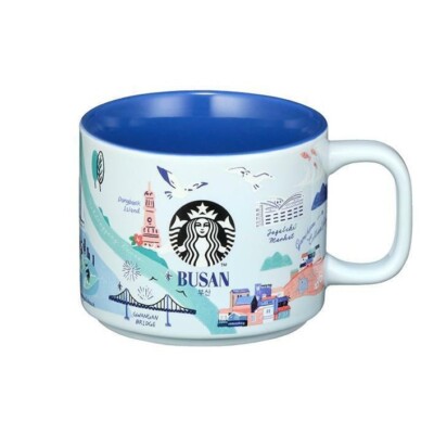 STARBUCKS Korea 2025 Regional Collection MD Mug 355ml Seoul Busan