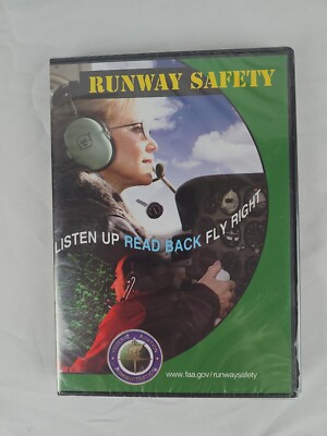 Runway Safety Dvd Listen Up Read Back Fly Right FAA Airplanes SEALED!