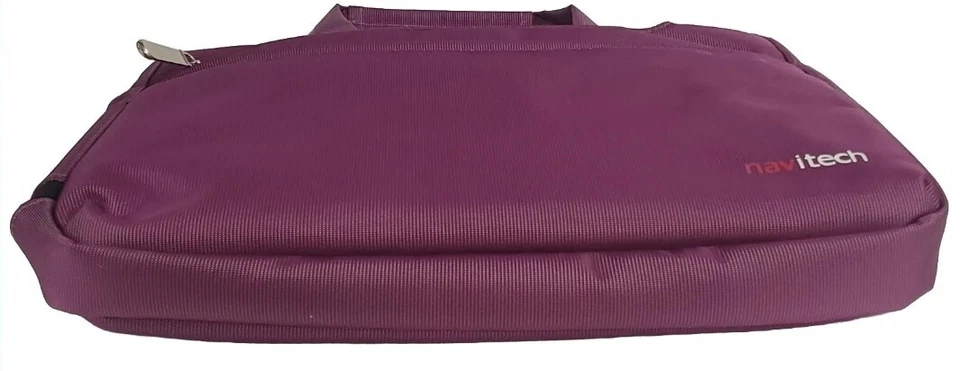 Navitech Purple Briefcase Bag for Laptop up to 20" Shoulder Strap NEW - Image 3 of 3