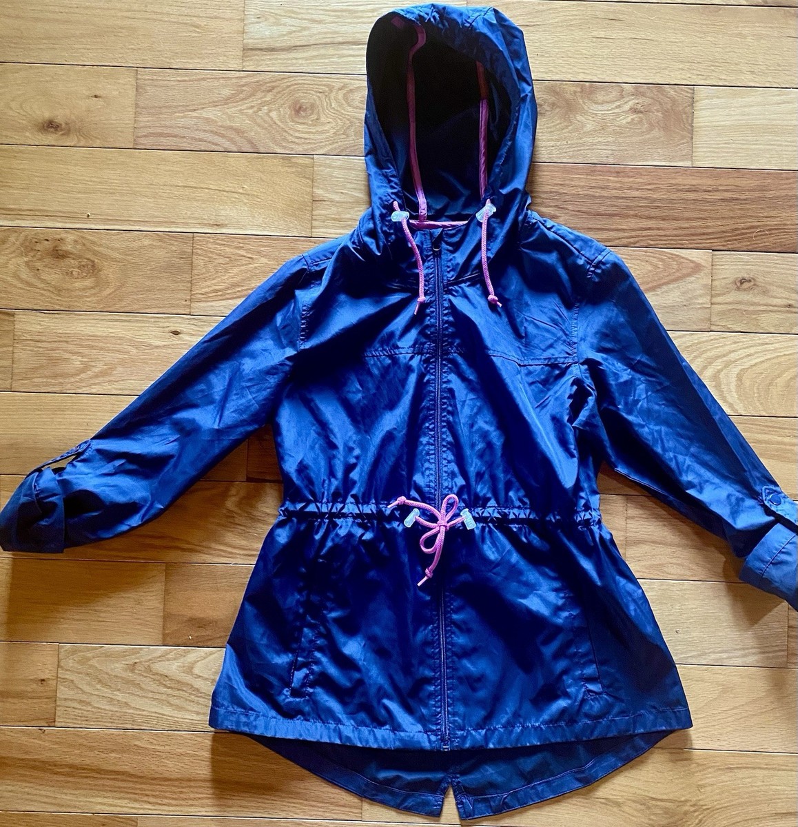 Black Windbreaker Women HG Women Solid Rain Jacket Outdoor Plus