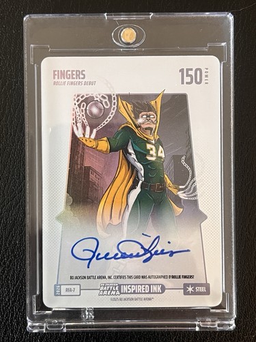 2026 Bo Jackson Battle Arena Rollie Fingers Autograph RFA-7 Inspired Ink