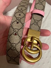 Women's Gucci Belt GG Gold Buckle Size 38 / 95 cm