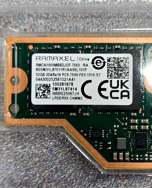 New Genuine Memory For Lenovo ThinkPad P1 Gen 7 Workstation 32GB - Image 3 of 3