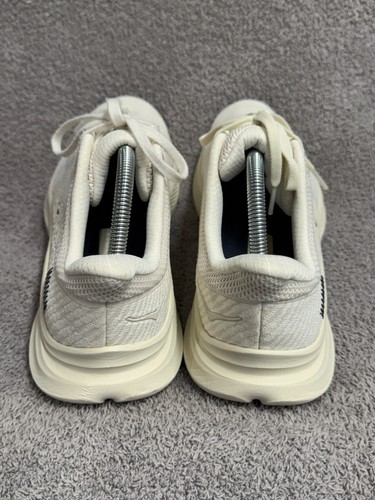 Zapatos para correr HOKA Solimar para hombre 9,5 D - crema/blanco ligeros acolchados - Imagen 4 de 8
