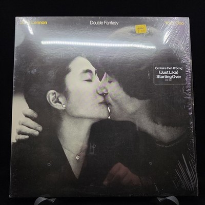 JOHN LENNON & YOKO ONO DOUBLE FANTASY   VINYL LP    SHRINK   GEFFEN   1980