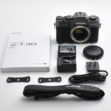 【NearMINT】 Fujifilm X-T30 26.1MP Camera Body Charcoal Silver from JAPAN B#11464