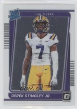 2022 Chronicles Draft Picks Donruss Optic Rated Rookies Derek Stingley Jr 16az
