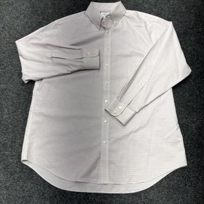 Charles Tyrwhitt Classic Fit Non Iron Micro Check Dress Shirt Mens SIZE 17-34