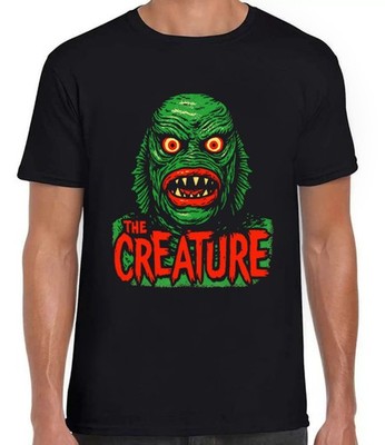 T-Shirt Creature From The Black Lagoon inspiriert Parodie Retro Geschenk schwarz 478