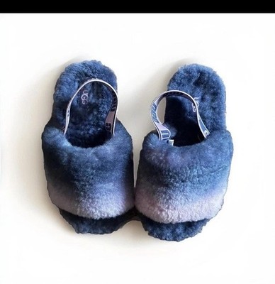 UGG Fluff Yeah Slide Pink Purple Gradient Toddler US 12