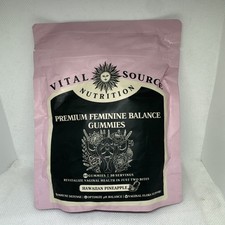 New Vital Source Nutrition Premium Feminine Balance Gummies Hawaiian Pineapple