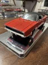 Ertl 118 Scale 1968 Dodge Charger Rt Red Diecast Model Car Ertl 118 Scale 1968 Dodge Charger Rt Red Diecast Model Car