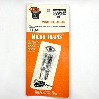 Kadee N Scale 1104 Coupler Conversion Kit Minitrix U28 U30C Atlas Ind Switcher