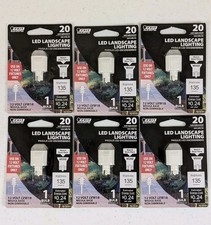 6-Pack Feit Electric 12 Volt 20 Watt LED Landscape Light Bulb Wedge Base LVW18